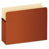 Pendaflex® Pocket File, 5.25" Expansion, Letter Size, Red Fiber freeshipping - TVN Wholesale 