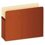 Pendaflex® Pocket File, 5.25" Expansion, Legal Size, Red Fiber freeshipping - TVN Wholesale 