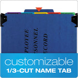 Pendaflex® Hanging Style Personnel Folders, 1-3-cut Tabs, Center Position, Letter Size, Blue freeshipping - TVN Wholesale 