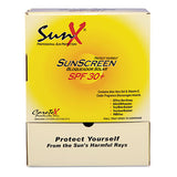 SunX® Spf30 Sunscreen, Single Dose Pouch, 100-box freeshipping - TVN Wholesale 