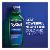 Vicks® Nyquil Cold And Flu Nighttime Liquid, 12 Oz Bottle, 12-carton freeshipping - TVN Wholesale 