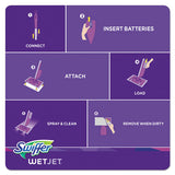 Swiffer® Wetjet System Refill Cloths, 11.3" X 5.4", White, 24-box freeshipping - TVN Wholesale 