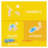 Swiffer® Dusters Starter Kit, Dust Lock Fiber, 6" Handle, Blue-yellow, 6-carton freeshipping - TVN Wholesale 