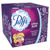 Puffs® Ultra Soft Facial Tissue, 2-ply, White, 56 Sheets-box freeshipping - TVN Wholesale 