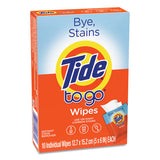 Tide® To Go Instant Stain Remover Wipes, 6 X 5, Scented, 10-box, 12 Boxes-carton freeshipping - TVN Wholesale 