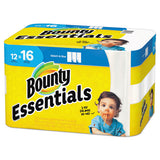 Bounty® Essentials Select-a-size Kitchen Roll Paper Towels, 2-ply, 83 Sheets-roll, 12 Rolls-carton freeshipping - TVN Wholesale 