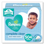 Pampers® Complete Clean Baby Wipes, 1 Ply, Baby Fresh, 504-pack freeshipping - TVN Wholesale 