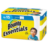 Bounty® Essentials Select-a-size Kitchen Roll Paper Towels, 2-ply, 78 Sheets-roll, 12 Rolls-carton freeshipping - TVN Wholesale 