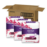 Always® Discreet Incontinence Liners, Very Light Absorbency, Long, 44-pack, 3 Packs-carton freeshipping - TVN Wholesale 