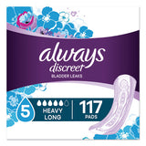 Always® Discreet Sensitive Bladder Protection Pads, Heavy Absorbency, Long, 39-pack, 3 Packs-carton freeshipping - TVN Wholesale 