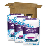 Always® Discreet Sensitive Bladder Protection Pads, Heavy Absorbency, Long, 39-pack, 3 Packs-carton freeshipping - TVN Wholesale 