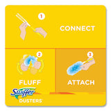 Swiffer® Refill Dusters, Dust Lock Fiber, 2" X 6", Light Blue, 18-box, 4 Boxes-carton freeshipping - TVN Wholesale 
