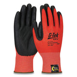 G-Tek® Kev Hi-vis Seamless Knit Kevlar Gloves, X-large, Red-black freeshipping - TVN Wholesale 