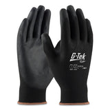 G-Tek® Gp Polyurethane-coated Nylon Gloves, X-large, Black, 12 Pairs freeshipping - TVN Wholesale 