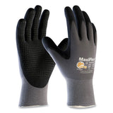MaxiFlex® Endurance Seamless Knit Nylon Gloves, Large (size 9), Gray-black, 12 Pairs freeshipping - TVN Wholesale 
