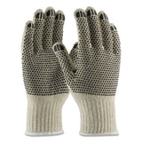 PIP Pvc-dotted Cotton-polyester Work Gloves, Large, Gray-black, 12 Pairs freeshipping - TVN Wholesale 