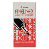 Pilot® Fineliner Markers, Fine Bullet Tip, Red, Dozen freeshipping - TVN Wholesale 