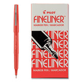 Pilot® Fineliner Markers, Fine Bullet Tip, Red, Dozen freeshipping - TVN Wholesale 