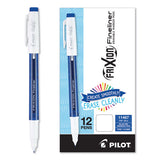 Pilot® Frixion Fineliner Erasable Porous Point Pen, Stick, Fine 0.6 Mm, Blue Ink, Blue Barrel, Dozen freeshipping - TVN Wholesale 