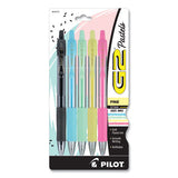 Pilot® G2 Pastel Gel Pen, Retractable, Fine 0.7 Mm, Assorted Pastel Ink And Barrel Colors, 5-pack freeshipping - TVN Wholesale 