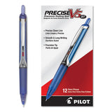 Pilot® Precise V5rt Roller Ball Pen, Retractable, Extra-fine 0.5 Mm, Black Ink, Black Barrel freeshipping - TVN Wholesale 