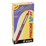 Pilot® Precise V7rt Roller Ball Pen, Retractable, Fine 0.7 Mm, Red Ink, Red Barrel freeshipping - TVN Wholesale 