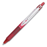 Pilot® Vball Rt Liquid Ink Roller Ball Pen, Retractable, Extra-fine 0.5 Mm, Red Ink, Red-white Barrel, Dozen freeshipping - TVN Wholesale 