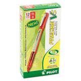 Pilot® Precise V5 Begreen Roller Ball Pen, Stick, Extra-fine 0.5 Mm, Red Ink, Red Barrel, Dozen freeshipping - TVN Wholesale 