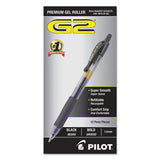 Pilot® G2 Premium Gel Pen, Retractable, Extra-fine 0.5 Mm, Black Ink, Smoke Barrel, Dozen freeshipping - TVN Wholesale 