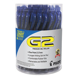 Pilot® G2 Premium Gel Pen, Retractable, Fine 0.7 Mm, Blue Ink, Smoke Barrel, Dozen freeshipping - TVN Wholesale 