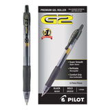 Pilot® G2 Premium Gel Pen, Retractable, Bold 1 Mm, Black Ink, Smoke Barrel, Dozen freeshipping - TVN Wholesale 