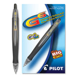 Pilot® G6 Gel Pen, Retractable, Fine 0.7 Mm, Black Ink, Black Barrel freeshipping - TVN Wholesale 