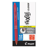 Pilot® Frixion Clicker Erasable Gel Pen, Retractable, Fine 0.7 Mm, Red Ink, Red Barrel freeshipping - TVN Wholesale 