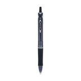 Pilot® Acroball Colors Advanced Ink Ballpoint Pen, Retractable, Medium 1 Mm, Black Ink, Black Barrel, Dozen freeshipping - TVN Wholesale 