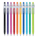Pilot® Frixion Colorsticks Erasable Gel Pen, Clipless Stick, Fine 0.7 Mm, Black Ink, Black Barrel, Dozen freeshipping - TVN Wholesale 