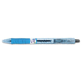 Pilot® B2p Bottle-2-pen Recycled Ballpoint Pen, Retractable, Medium 1 Mm, Black Ink, Translucent Blue Barrel, Dozen freeshipping - TVN Wholesale 