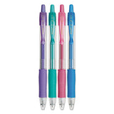 Pilot® G2 Metallics Gel Pen, Retractable, Fine 0.7 Mm, Assorted Ink And Barrel Colors, 4-pack freeshipping - TVN Wholesale 