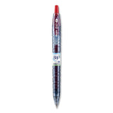 Pilot® B2p Bottle-2-pen Recycled Ballpoint Pen, Retractable, Fine 0.7 Mm, Red Ink, Translucent Blue Barrel, Dozen freeshipping - TVN Wholesale 