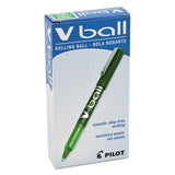 Pilot® Vball Liquid Ink Roller Ball Pen, Stick, Extra-fine 0.5 Mm, Green Ink, Green Barrel, Dozen freeshipping - TVN Wholesale 