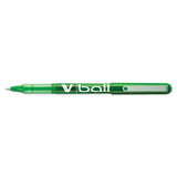 Pilot® Vball Liquid Ink Roller Ball Pen, Stick, Extra-fine 0.5 Mm, Green Ink, Green Barrel, Dozen freeshipping - TVN Wholesale 