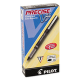 Pilot® Precise V7 Roller Ball Pen, Stick, Fine 0.7 Mm, Black Ink, Black Barrel, Dozen freeshipping - TVN Wholesale 