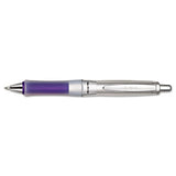 Pilot® Dr. Grip Center Of Gravity Ballpoint Pen, Retractable, Medium 1 Mm, Black Ink, Silver-navy Grip Barrel freeshipping - TVN Wholesale 