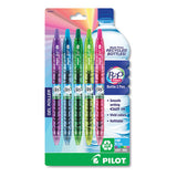Pilot® B2p Bottle-2-pen Recycled Gel Pen, Retractable, Fine 0.7 Mm, Assorted Ink And Barrel Colors, 5-pack freeshipping - TVN Wholesale 