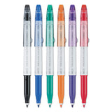 Pilot® Frixion Colors Erasable Porous Point Pen, Stick, Bold 2.5 Mm, Six Assorted Ink Colors, White Barrel, 6-pack freeshipping - TVN Wholesale 