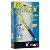 Pilot® Frixion Light Erasable Highlighter, Yellow Ink, Chisel Tip, Yellow-black Barrel, Dozen freeshipping - TVN Wholesale 