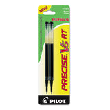 Pilot® Refill For Pilot Precise V5 Rt Rolling Ball, Extra-fine Conical Tip, Black Ink, 2-pack freeshipping - TVN Wholesale 