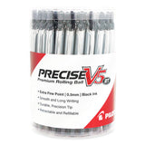 Pilot® Precise V5rt Roller Ball Pen, Retractable, Extra-fine 0.5 Mm, Black Ink, Black Barrel, 30-pack freeshipping - TVN Wholesale 
