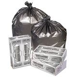 Pitt Plastics Titanium Low-density Can Liners, 60 Gal, 1.7 Mil, 39" X 57", Silver, 50-carton freeshipping - TVN Wholesale 