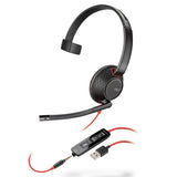 poly® Blackwire 5210, Monaural, Over The Head Usb Headset freeshipping - TVN Wholesale 