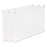 Poppin Poly Zip Folio, Letter Size, Clear, 3-pack freeshipping - TVN Wholesale 